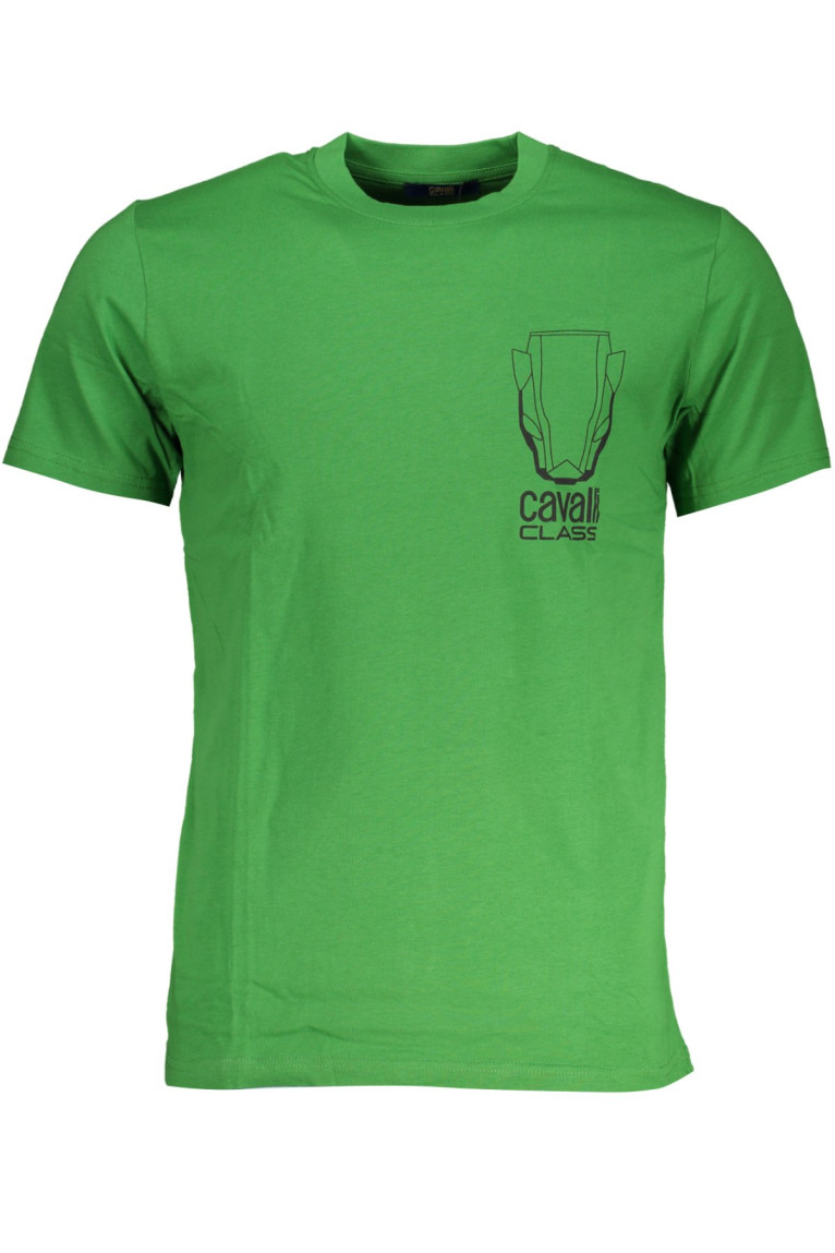 T-shirt manches courtes vert Cavalli Class