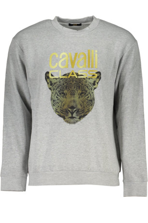 Sweat manches longues Gris Cavalli Class