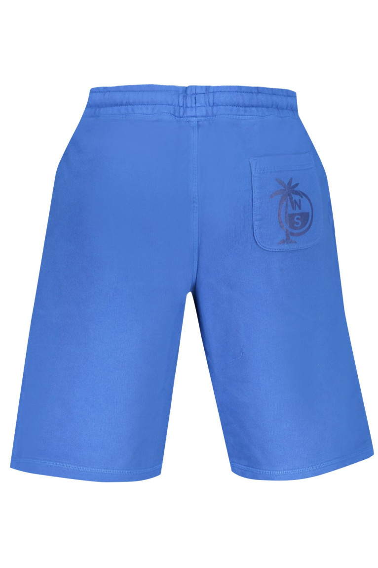 Pantalon court bleu