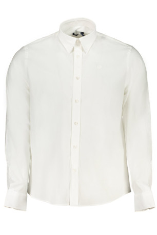 Chemise droite manches longues blanche