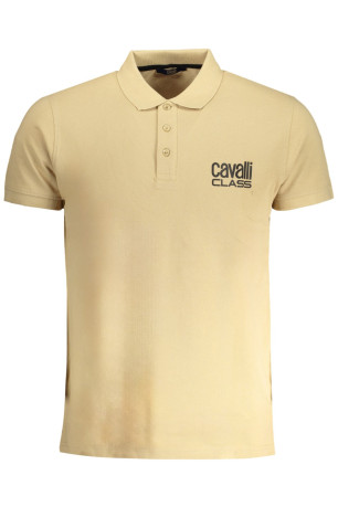 Polo manches courtes beige Cavalli Class