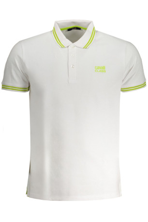 Polo manches courtes blanc Cavalli Class