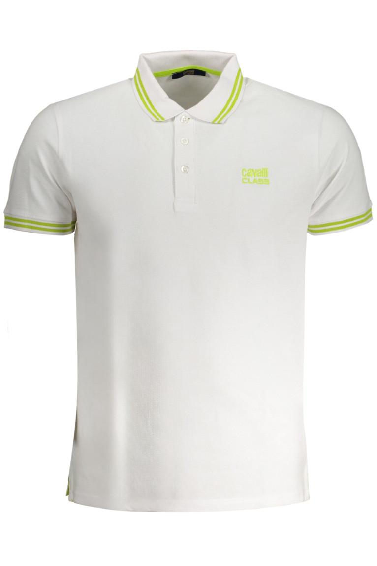 Polo manches courtes blanc Cavalli Class