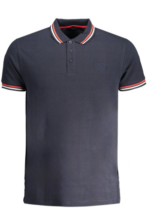 Polo manches courtes bleu Cavalli Class