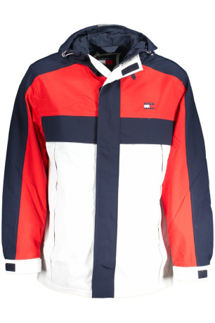 Blouson ML tricolore capuche Tommy Hilfiger