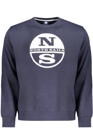 Sweat manches longues bleu