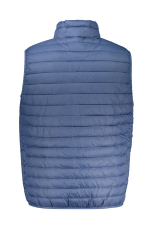 Doudoune sans manches zippée bleue