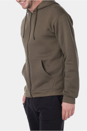 Sweatshirt ML zippé coton Hopenlife