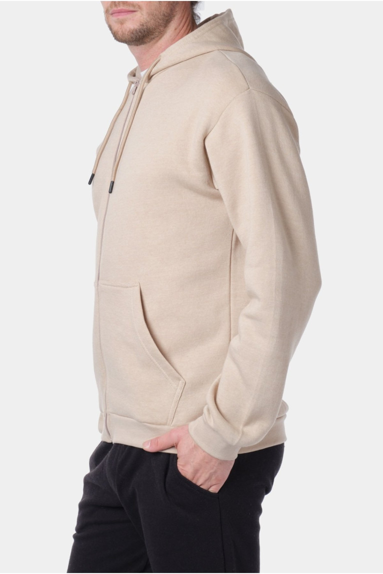 Sweatshirt ML zippé coton Hopenlife