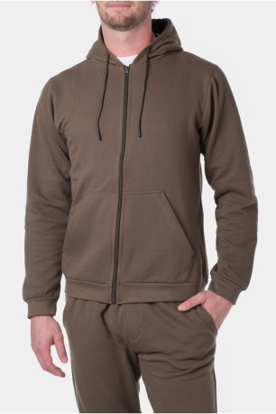 Sweatshirt ML zippé coton Hopenlife