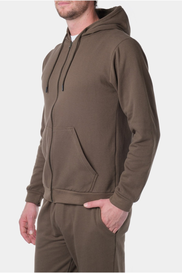 Sweatshirt ML zippé coton Hopenlife
