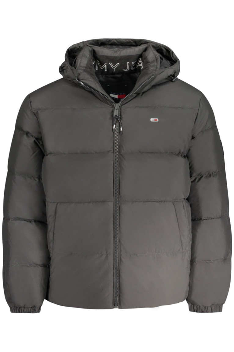 Doudoune ML capuche logo Tommy Hilfiger