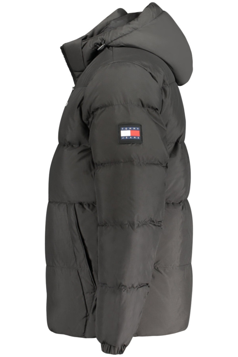 Doudoune ML capuche logo Tommy Hilfiger