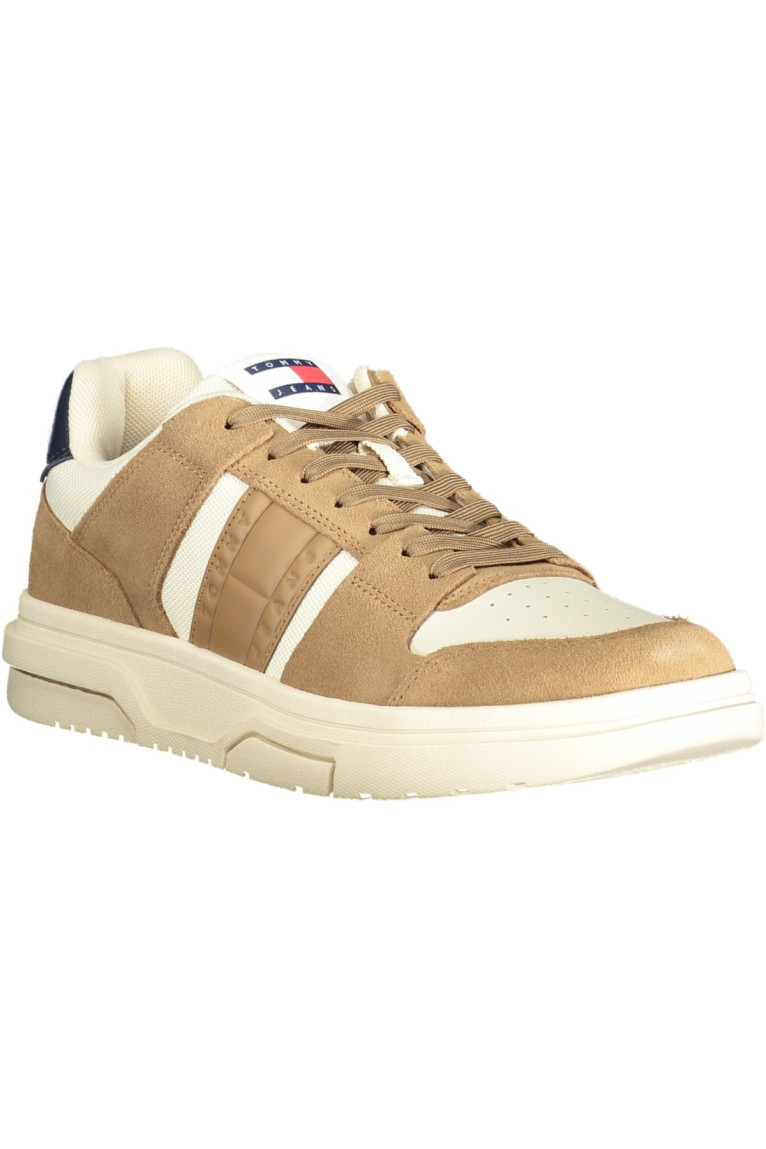 Sneakers sport cuir et cuir PU Tommy Hilfiger