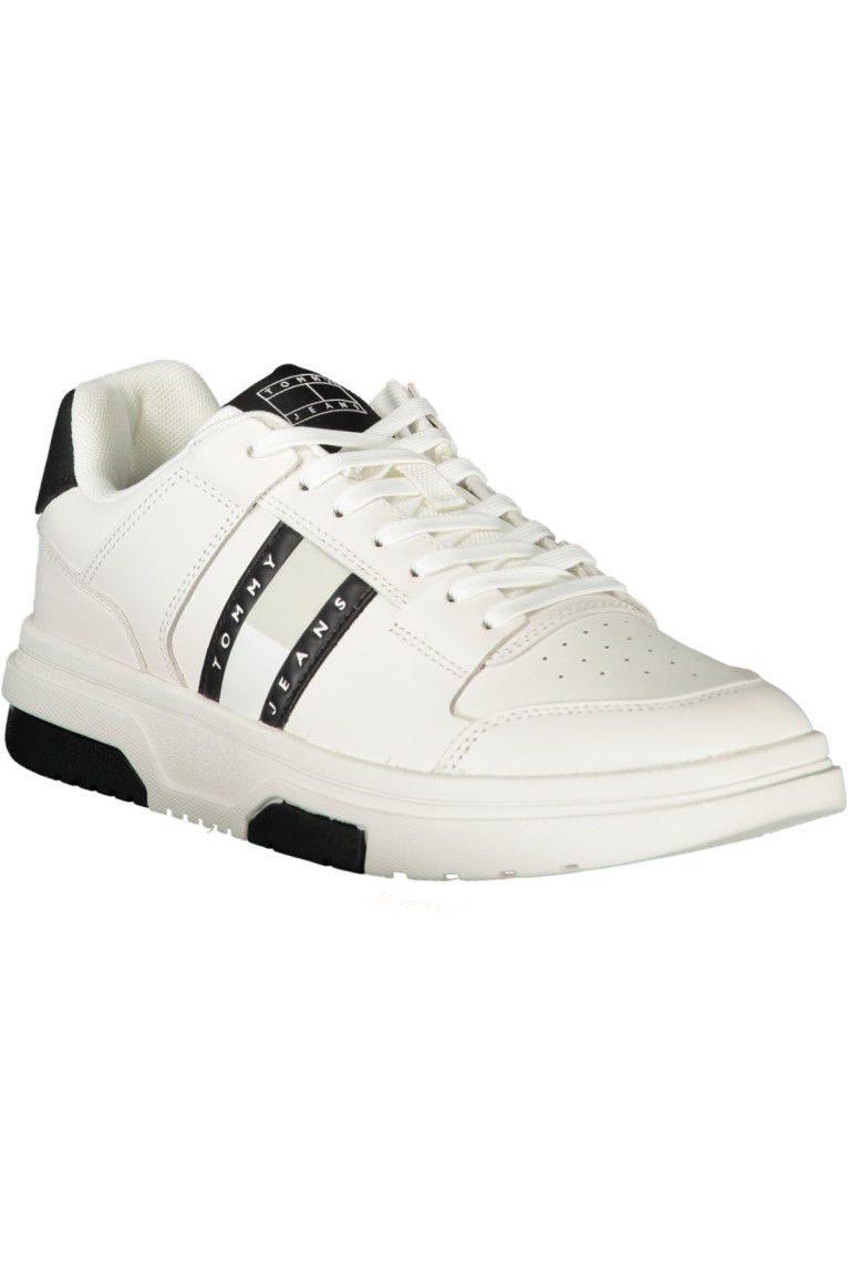 Sneakers sport cuir et cuir PU Tommy Hilfiger