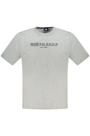 T-shirt Logo Manches courtes Gris