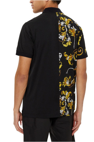 Polo MC coton impression Versace Jeans