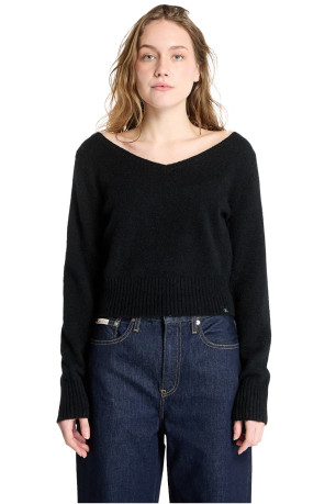 Pull col V laine Calvin klein