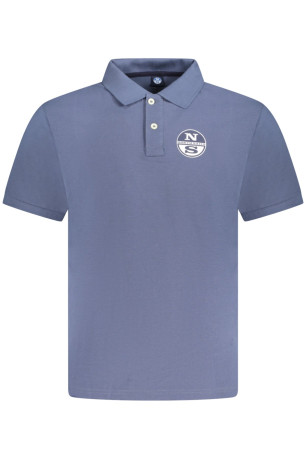 Polo manches courtes bleu