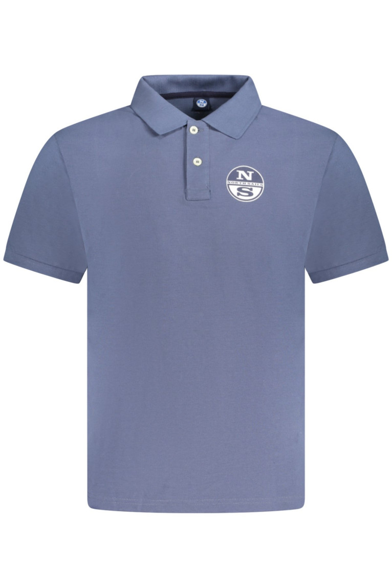 Polo manches courtes bleu