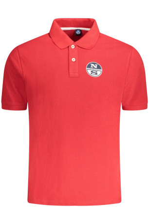 Polo manches courtes rouge