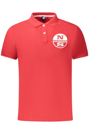 Polo manches courtes rouge