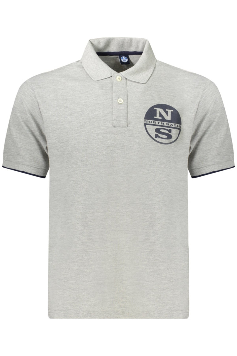 Polo manches courtes Gris