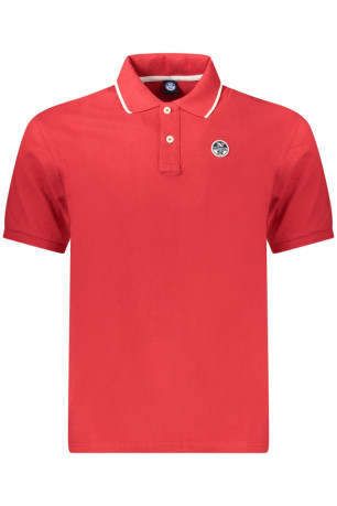 Polo manches courtes rouge