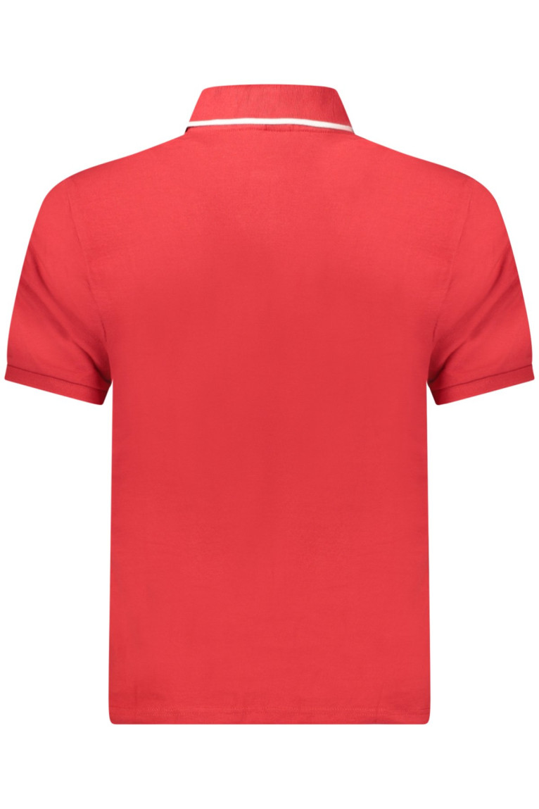 Polo manches courtes rouge