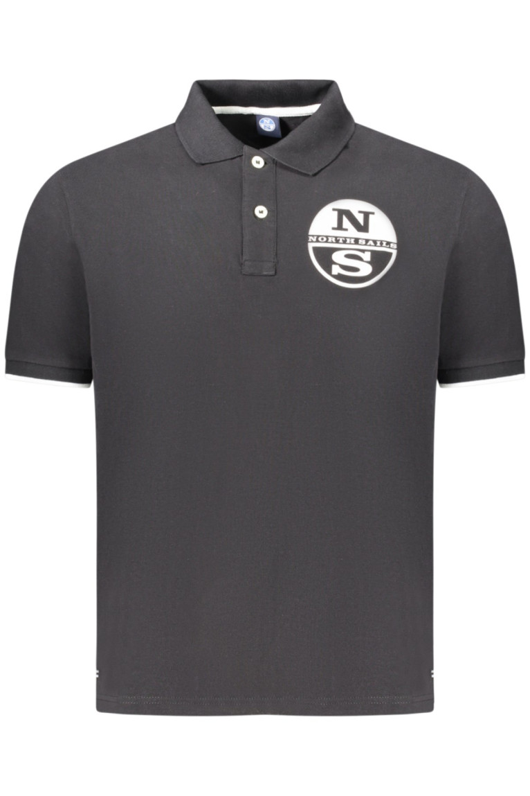 Polo manches courtes Noir North sails