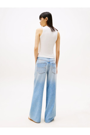 Top côtelé en coton Tommy Jeans