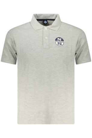 Polo manches courtes gris