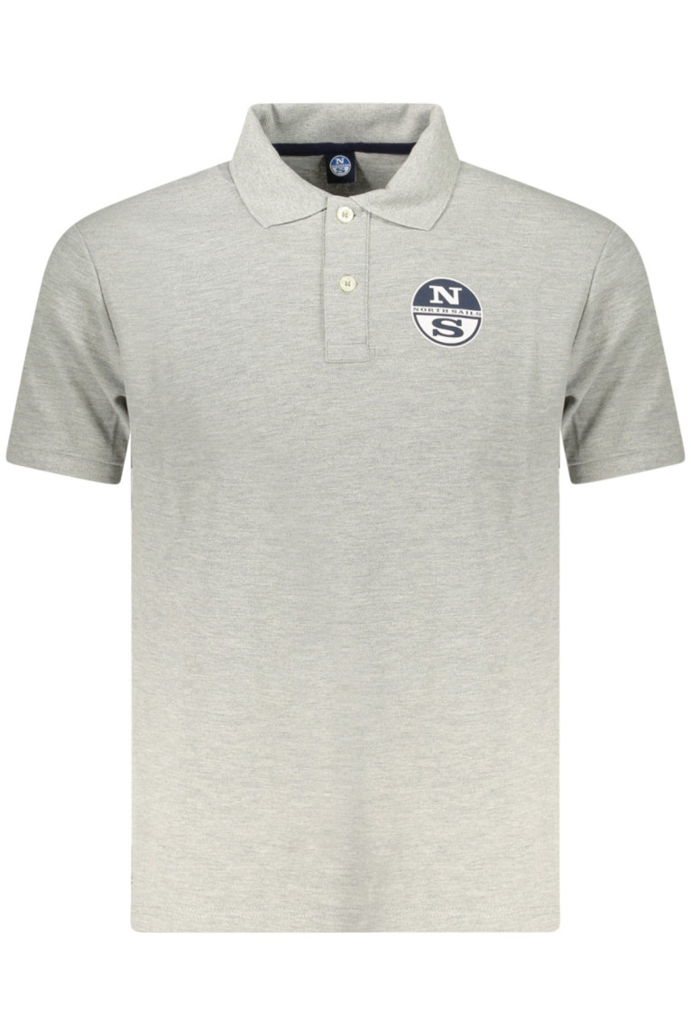 Polo manches courtes gris