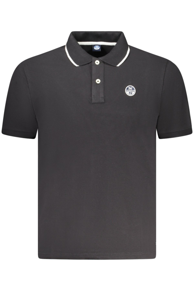 Polo manches courtes noir