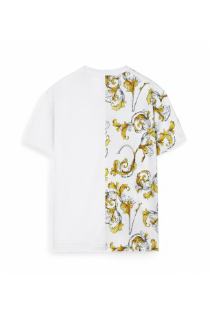 TShirt MC coton logo impression Versace Jeans