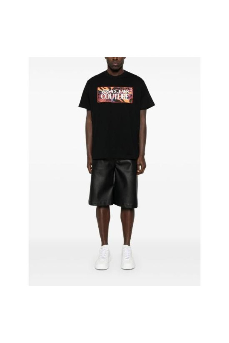 TShirt MC coton logo Versace Jeans