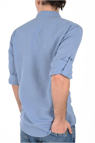 Chemise ML lin coton La Maison Blaggio