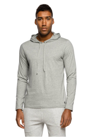 Sweatshirt ML 100% Coton Gris Ralph lauren