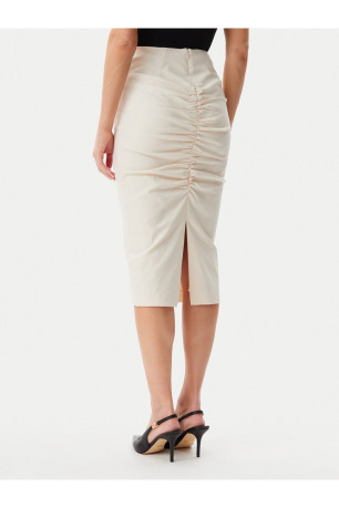 Jupe crayon effet plissée Guess jeans