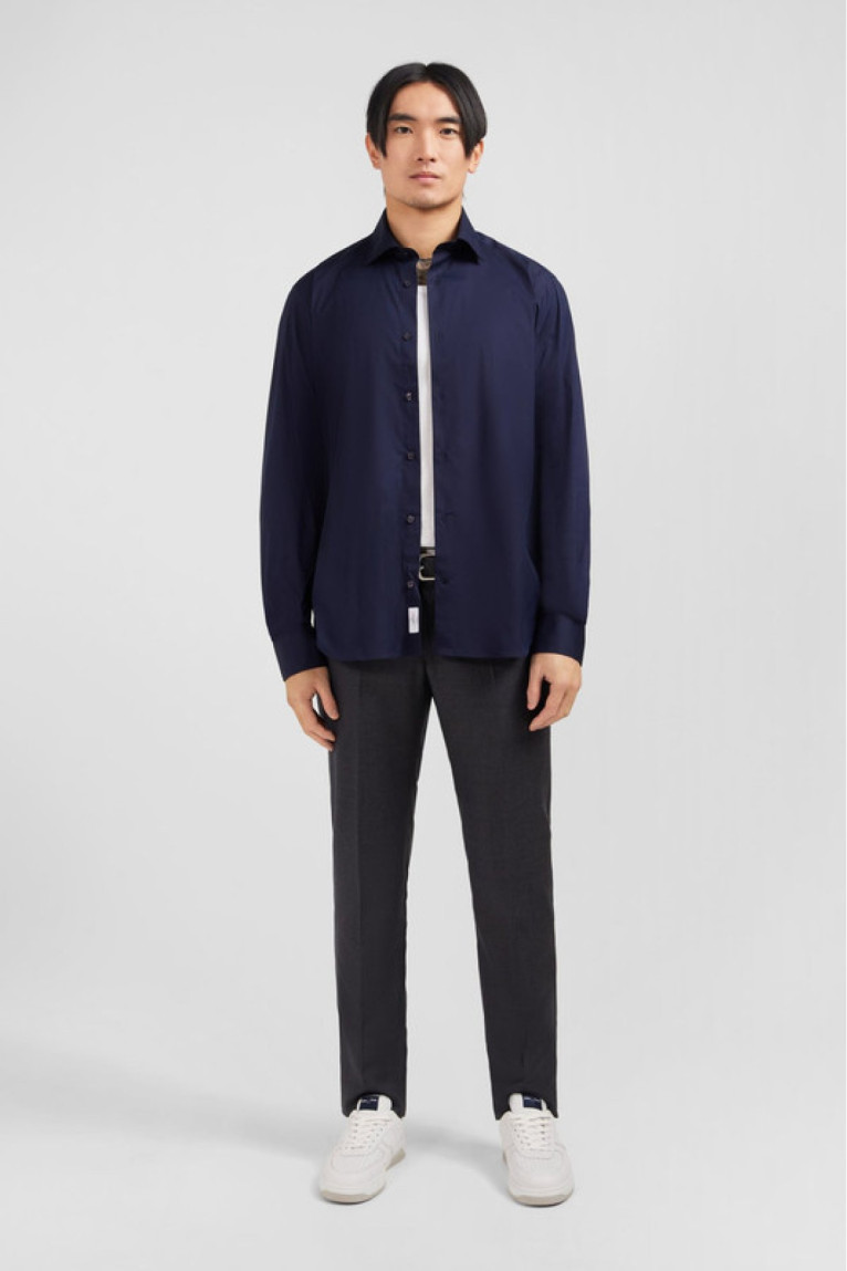 Chemise slim en popeline stretch Eden Park Eden park