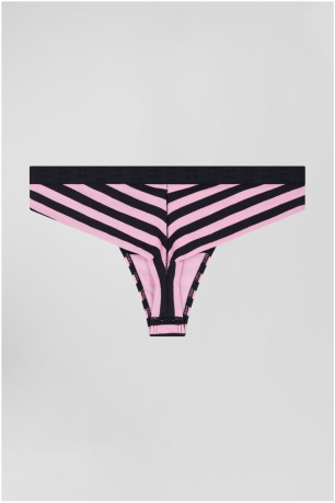 Tanga rayé coton Eden park