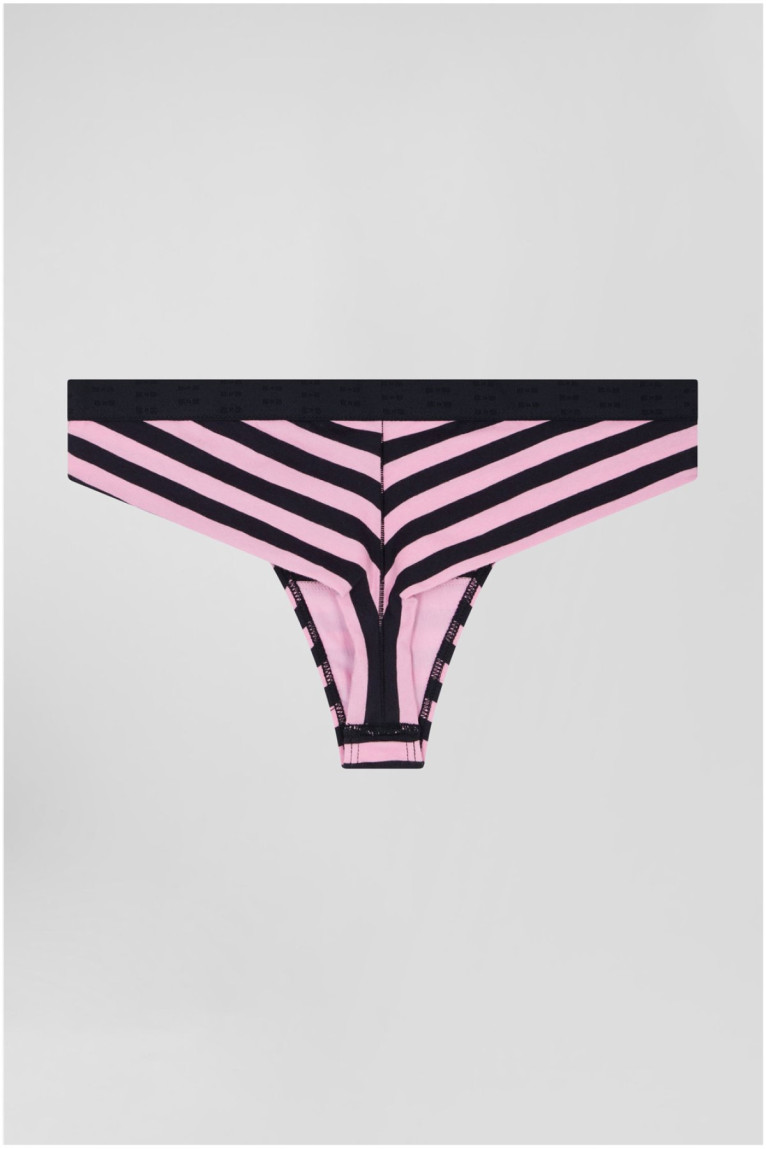 Tanga rayé coton Eden park