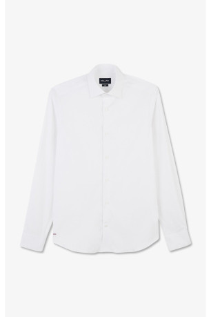 Chemise slim en popeline stretch Eden Park Eden park