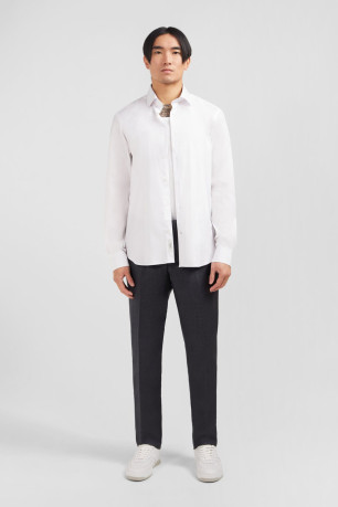 Chemise slim en popeline stretch Eden Park Eden park