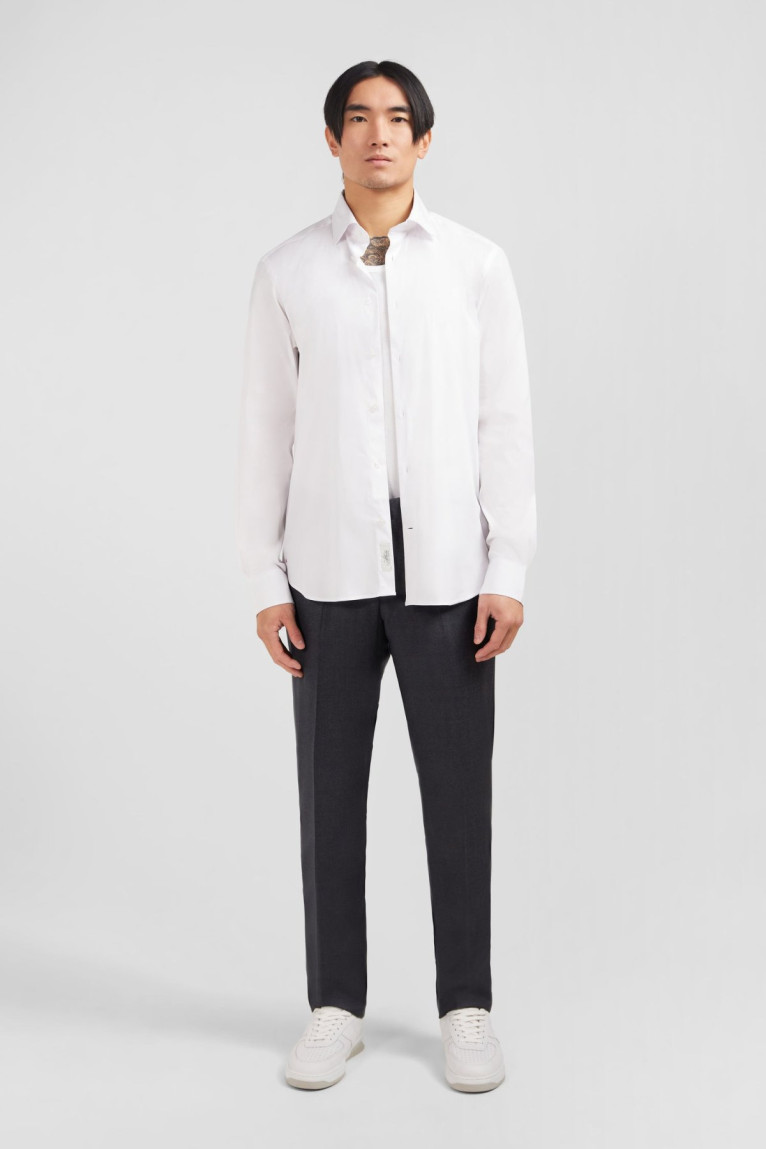 Chemise slim en popeline stretch Eden Park Eden park