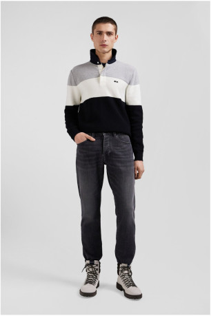 Jeans gris 5 poches Eden park