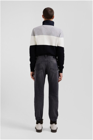 Jeans gris 5 poches Eden park