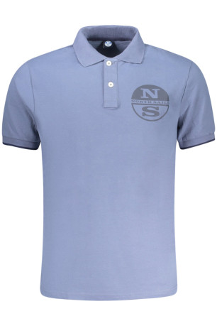 Polo manches courtes bleu