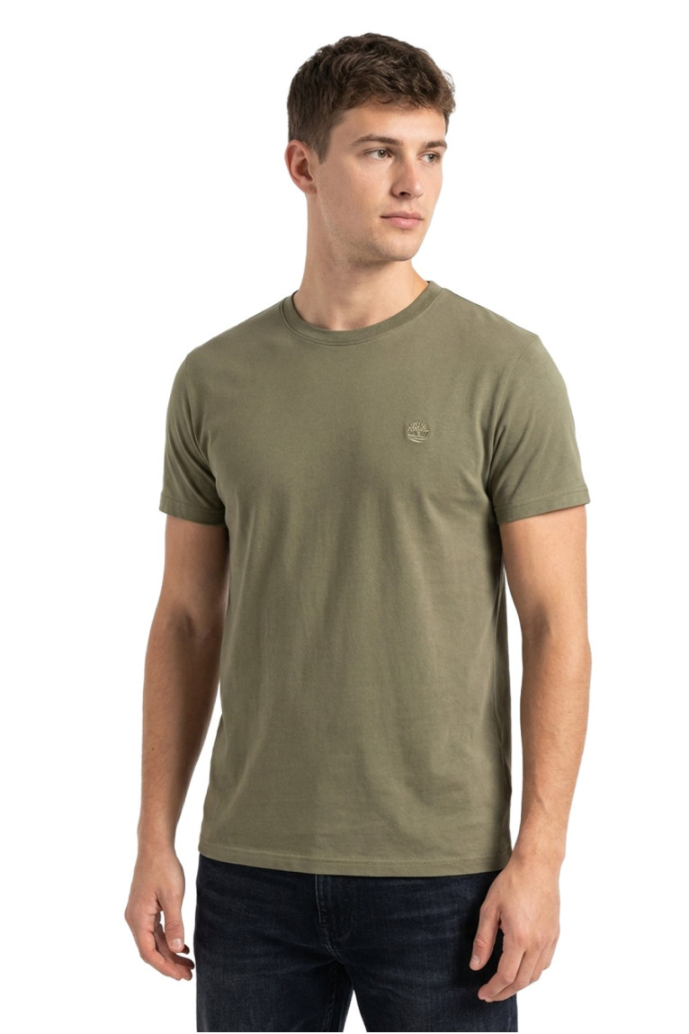 T-shirt à manches courtes vert Timberland
