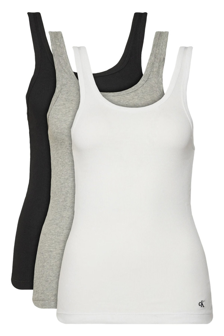 Tripack débardeur côtelé Calvin klein